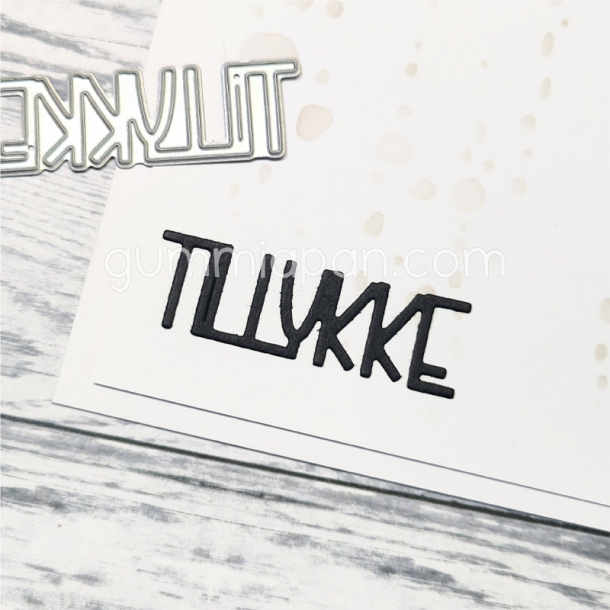 Gummiapan - Die - Tillykke