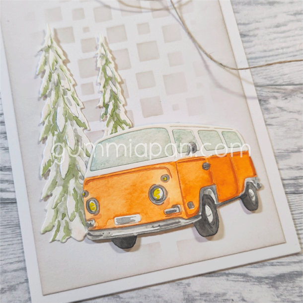 Gummiapan - Die - Hippie-bil