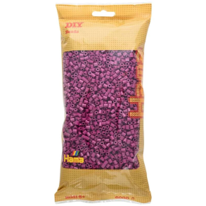 Hamaperler - Midi - 6000 stk - Blomme