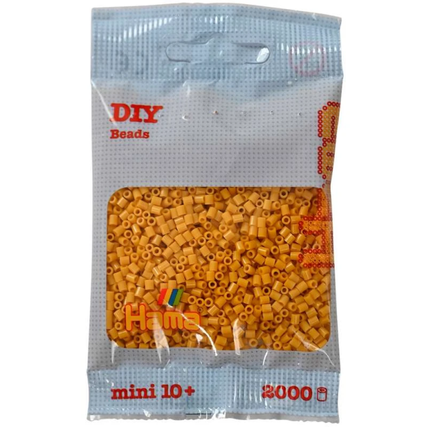 Hamaperler - Mini - 2000 stk - Karry gul
