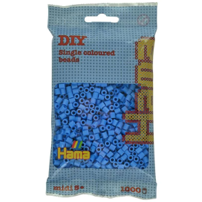 Hamaperler - Midi - 1000 stk - Klar bl