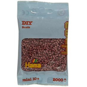 Hamaperler - Mini - 2000 stk - Mrk blush