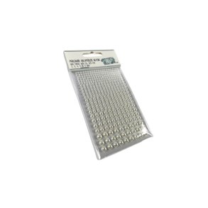 Made with Love - Hvide halvperler m/ lim