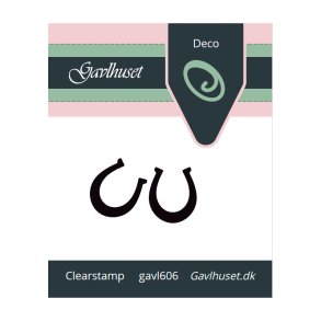 Gavlhusets Design - Stempel - Hestesko
