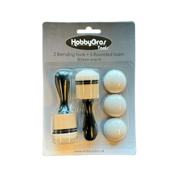 HobbyGros Tools - Blending Tools - Rund - 2 stk