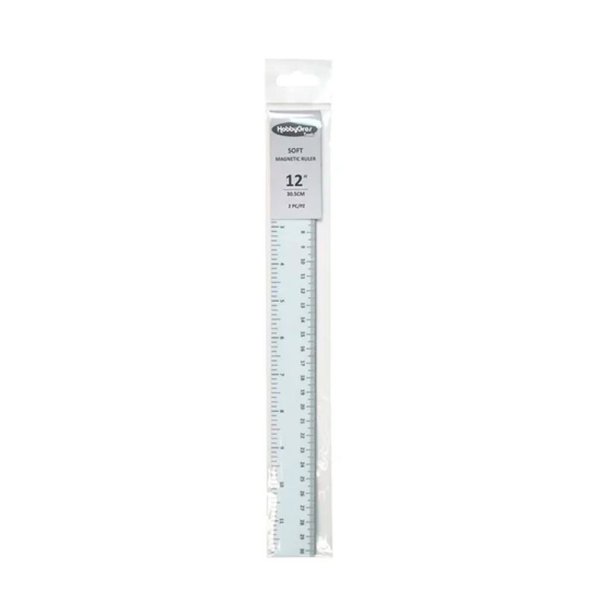 HobbyGros Tools - Bld Lineal - Magnetisk - 30,5cm