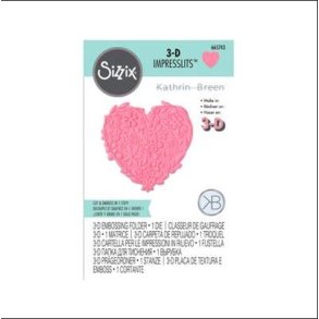 Sizzix -  3D Embossing Folder - Hjerte