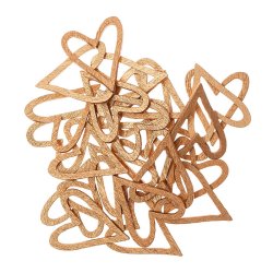 Trhjerter - 24stk - Guld