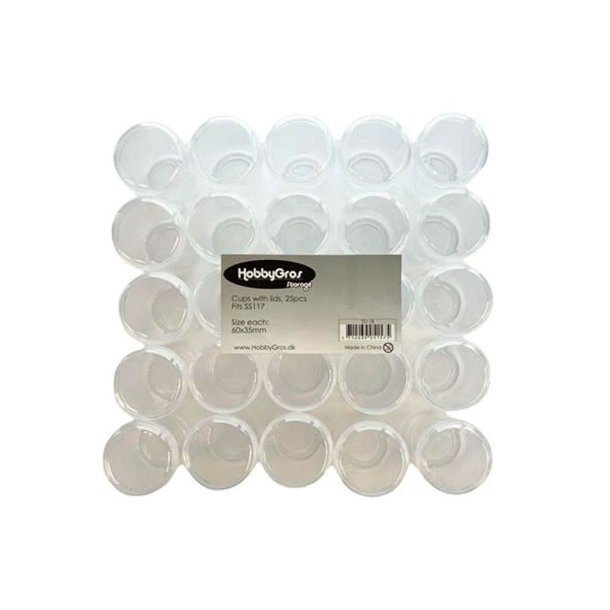 HobbyGros Storage - Btter med lg - 25stk