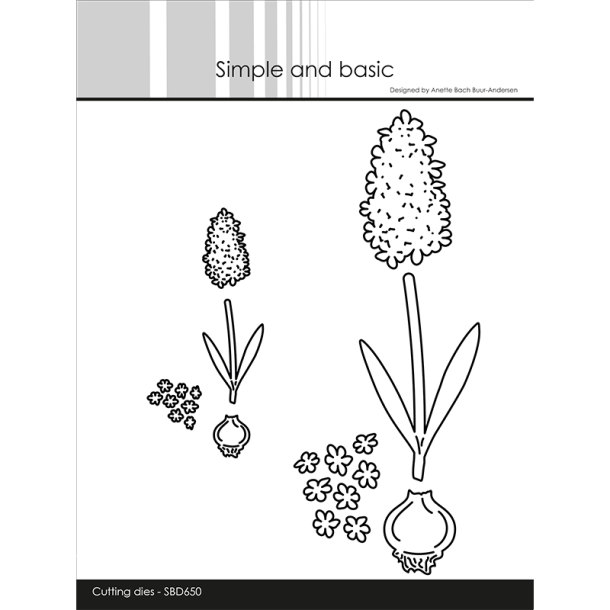 FORUDBESTILLING - Forventes p� lager start april - Simple and Basic - Die - Hyacinter