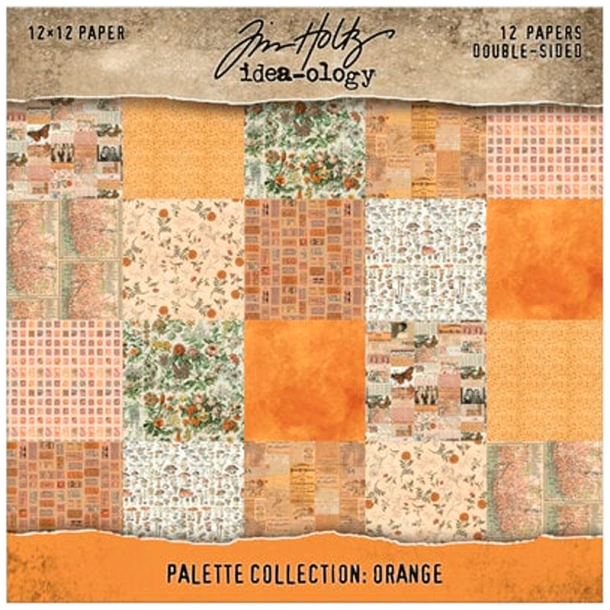 Tim Holtz - Idea-ology - Blok 12'' -  Palette collection: Orange