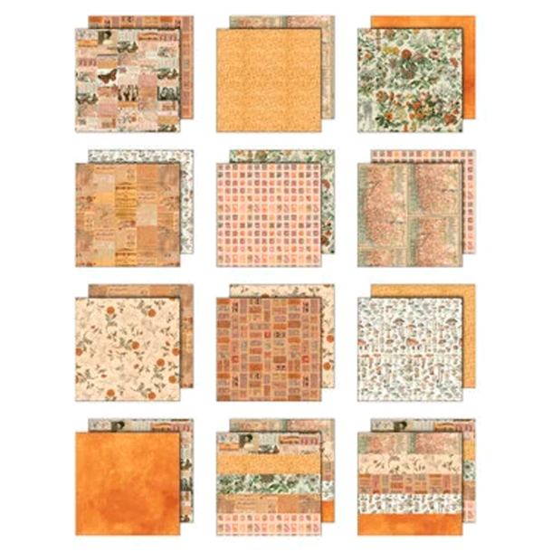 Tim Holtz - Idea-ology - Blok 8'' -  Palette collection: Orange
