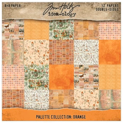 Tim Holtz - Idea-ology - Blok 8'' -  Palette collection: Orange