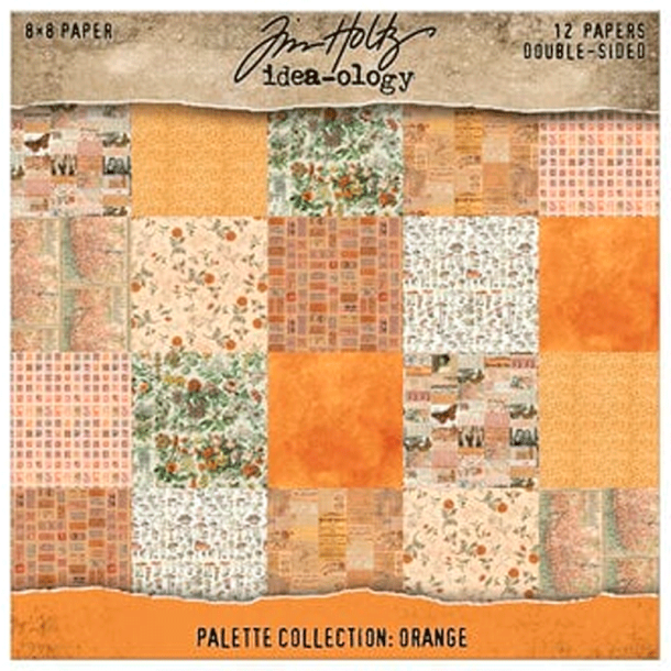 Tim Holtz - Idea-ology - Blok 8'' -  Palette collection: Orange