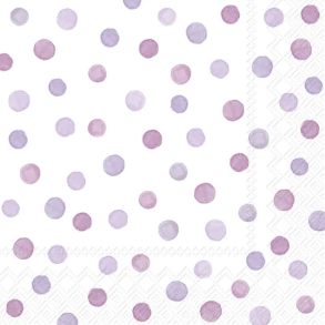 IHR - Frokostservietter - Happy Dots Light Lilac