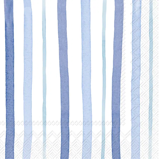 IHR - Frokostservietter - Happy Stripes Blue