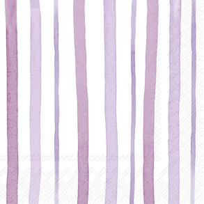 IHR - Frokostservietter - Happy Stripes Light Lilac