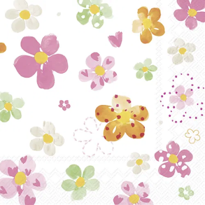 IHR - Frokostservietter - Joyful Flowers Light Rose