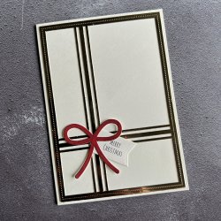 Simple and Basic - Die -  A6 Cover w/Stripes - Gave -