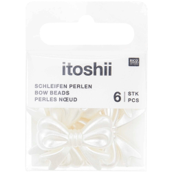 Itoshii - Sl�jfeperler - Hvid - 28 x 22 x 5 mm - 6 stk