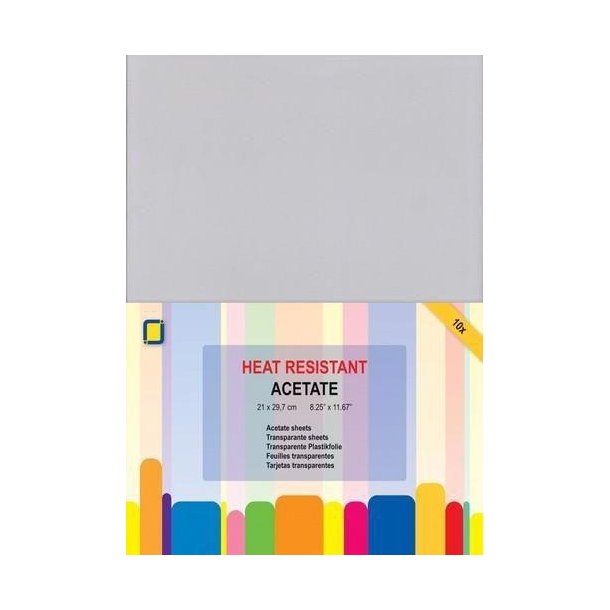 JeJe Transparante sheets - Heat Resistant Acetate - 3.1030