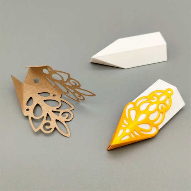 Hjlpeklods - Elizabeth Craft Stjerne - 2157 - 4 dele