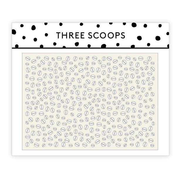Three Scoops - Stencil - Kaffe