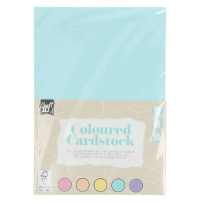 Craft ID - Karton A5 - 220g - 25 ark - Pastelfarver