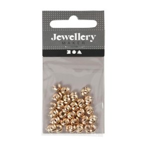 Knudeskjulere til elastik - 50stk - Guld