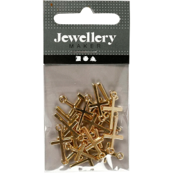 Kors vedhng - Forgyldt