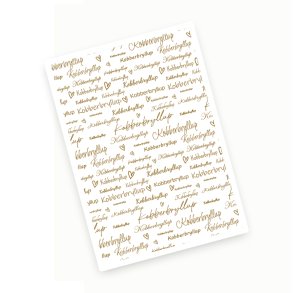 Gavlhusets Design - Kortbase - A6 - Kobberbryllup