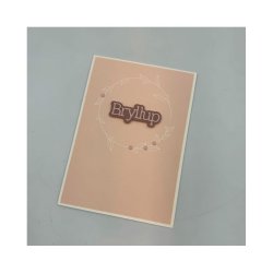 Gavlhusets Design - Papir - Blomsterkrans - Rosa / Lotus