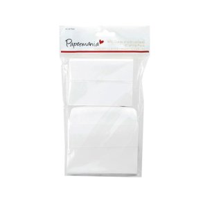 Papermania - Kort og Kuverter - 8,3x6,3cm - 50stk