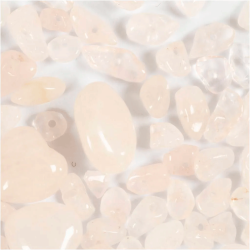 Krystalperler - Rosakvarts / Rosa