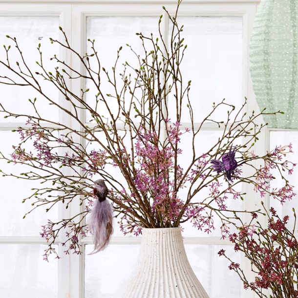 Silkeblomst - Gren med knopper - 100 cm