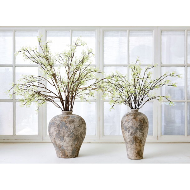 Silkeblomst - Spring - Gr�n / Creme - 75 cm