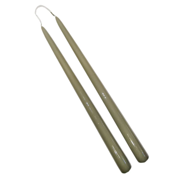 Lak Stagelys - St�vet Oliven - �2,2 x 32 cm - 2 stk