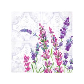 IHR - Frokostservietter - Lavanda Lavender - 20stk