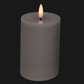 LED - Bloklys - 7,5 x 12cm - Gr