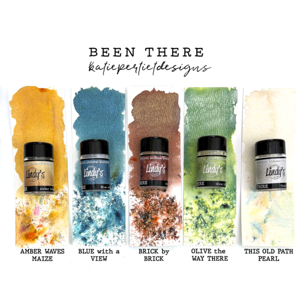 Lindy�s Stamp Gang - Pigment pulver s�t - Katie Pertiet's Been There 