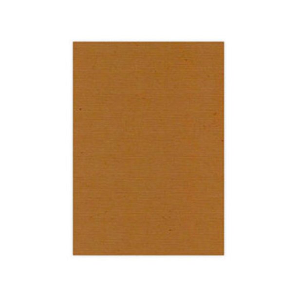 Linnen - Karton med struktur - Mocca - A4