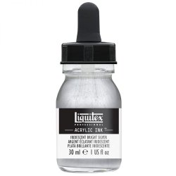 Prof. Acryl Ink - 30ml. - Iridescent bright Silver - 236