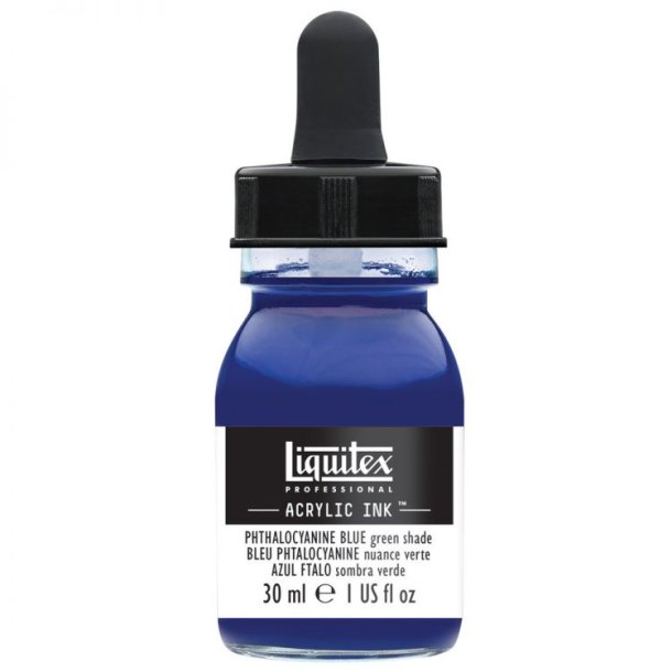 Prof. Acryl Ink - 30ml. - Phthalocyan Blue - 316
