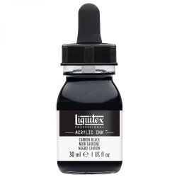 Prof. Acryl Ink - 30ml. - Carbon Black  - 337