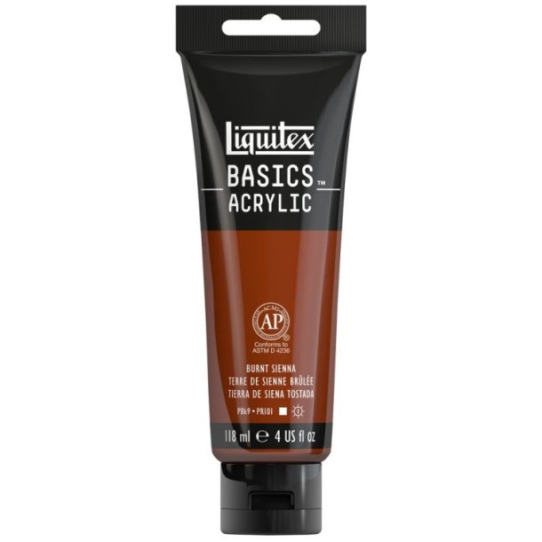 Basics - Acrylmaling 118 ml. - Burnt Sienna 127