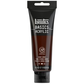 Liquitex - Basics - Akrylmaling 118 ml. - Burnt Umber - 128