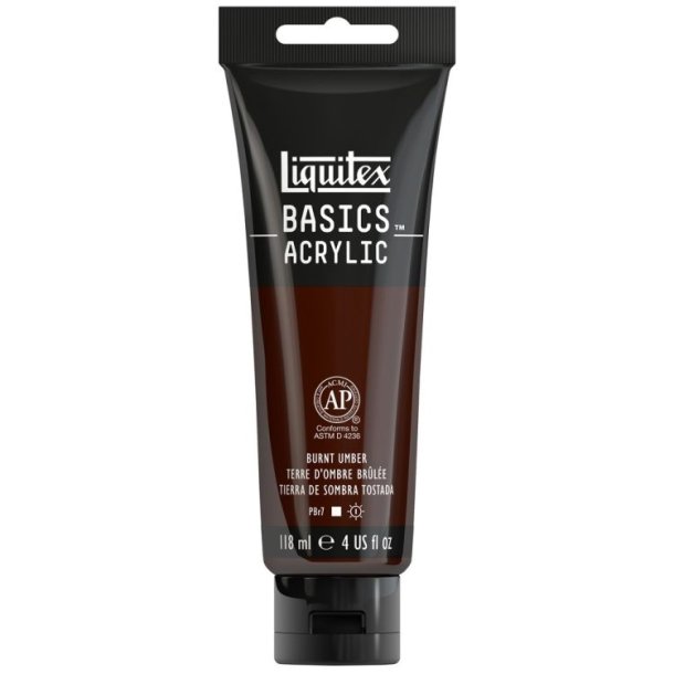 Basics - Acrylmaling 118 ml. - Burnt Umber - 128
