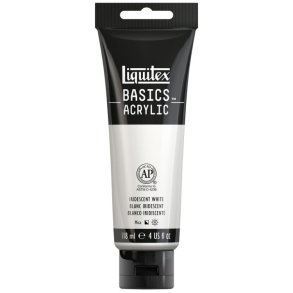 Liquitex - Basics - Akrylmaling 118 ml. - Iridescent White - 238