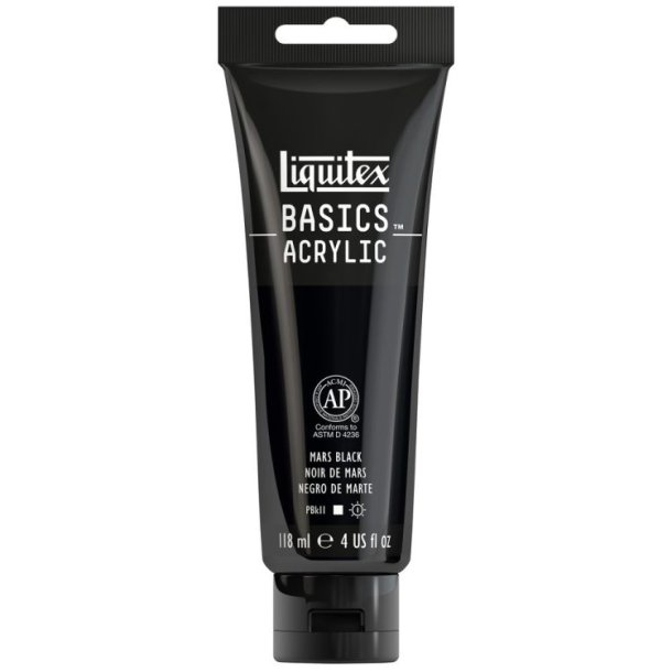 Basics - Acrylmaling 118 ml. - Mars Black - 276