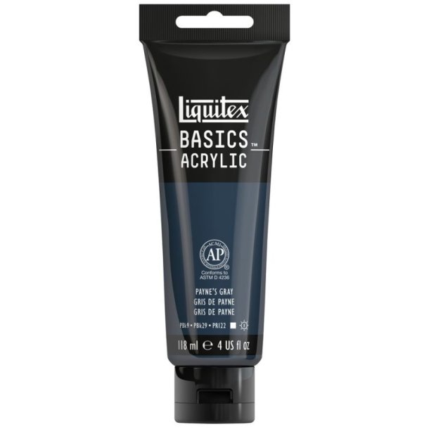 Basics - Acrylmaling 118 ml. - Payne's Grey - 310